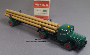 Wiking 3390 H0, Büssing 8000 Langholztransporter, OVP
