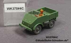 Wiking 370 H0, MB Unimog 411, Typ 3 offen, grün, EVP
