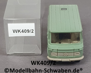 Wiking 409/2, H0, MB L406 Kastenwagen, resedagrün, EVP