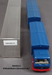 Wiking 455/5 H0, MB 1632, Fernlastzug, 17111 Transit Transport Flensburg, EVP