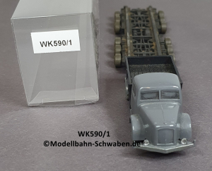 Wiking 590/1, H0, Henschel Strassenroller, Culemeyer, EVP