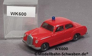 Wiking 600 H0 PKW MB 180, Feuerwehr, EVP