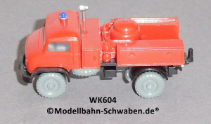 Wiking 604 H0 MB UNIMOG Pulverlöschfahrzeug, Feuerwehr, EVP