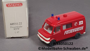 Wiking 6050122 H0 MB RTW Feuerwehr, OVP