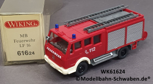 Wiking 61624 H0 MB 1619 Löschfahrzeug LF 16, Feuerwehr, OVP