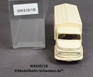 Wiking 635/1B, H0, MB L1413 Pritschen-LKW, DRK, EVP