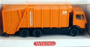Wiking 6390125 H0 MB Pressmüllwagen Schörling, orange