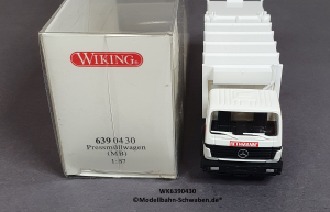 Wiking 6390430 H0 MB Pressmüllwagen Rethmann, weiss