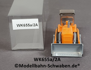 Wiking 655a/2A H0 Planierraupe, orangegelb, EVP