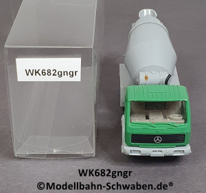 Wiking 682 H0, MB 2224 Beton-Mischer, 3-achsig, grün/grau, EVP