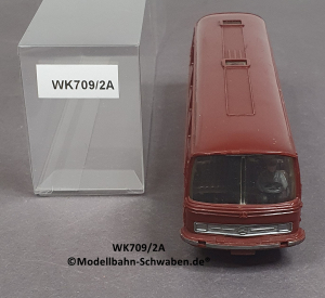 Wiking 709/2A H0 MB O 302 Bus, DEUTSCHE BUNDESBAHN, braunrot, EVP