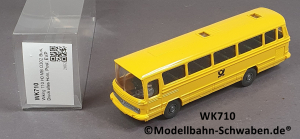 Wiking 710 H0 MB O302 Bus, Druck altes Horn, Post, EVP