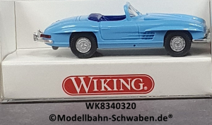 Wiking 8340320 H0, MB 300 SL, Roadster, hellblau, OVP