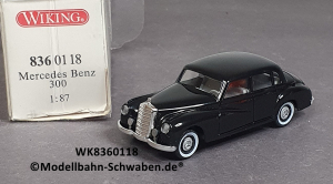 Wiking 8360118 H0, MB, 300, schwarz, OVP