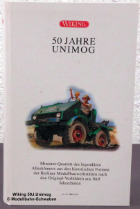 Wiking H0 9902458 Sonderset 50 Jahre Unimog, OVP