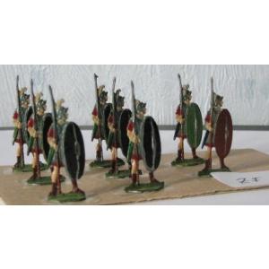 ZF11 Zinnfiguren Römische Legionäre bemalt Set mit 8 Stück
